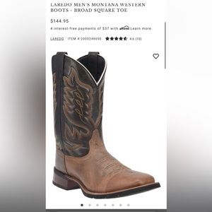 Men’s cowboy boots. Lightly worn